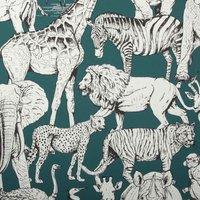 SUPERFRESCO EASY JUNGLE ANIMALS - VERT WALLPAPER, Green