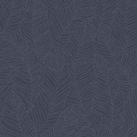 SUPERFRESCO EASY LEAF ALL OVER NAVY WALLPAPER, Blue
