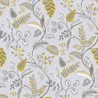 SUPERFRESCO EASY KELLIE YELLOW / GREY WALLPAPER, Grey