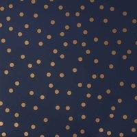SUPERFRESCO EASY CONFETTI NAVY & COPPER WALLPAPER, Blue
