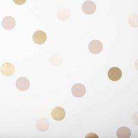 SUPERFRESCO EASY DOTTY POLKA PINK / AMERICAN GOLD WALLPAPER, Pink