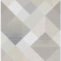 SUPERFRESCO EASY KALEIDOSCOPE CHAMPAGNE WALLPAPER, Cream