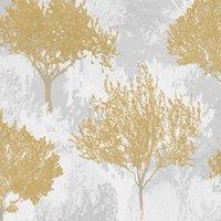 SUPERFRESCO EASY BIRCH - MUSTARD WALLPAPER, Yellow