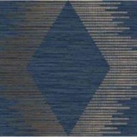 SUPERFRESCO EASY SERENITY GEO NAVY/COPPER WALLPAPER, Blue