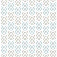 SUPERFRESCO EASY SFE OITI TAUPE BLEU WALLPAPER, Blue