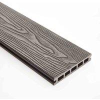 Triton Grey Composite Decking Kit 3m x 3m 9spm, Grey
