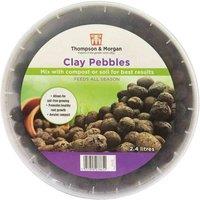 Thompson & Morgan Grow Media Clay Pebbles 2.4 Litre Tub x 1