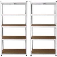 Monster Racking 2 X White Racking Units 90 X 40 X 180, White