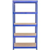Monster Racking 3 X Q-rax Metal Racking Units 90 X 50 X 180Cm Blue, Blue