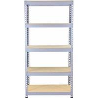 Monster Racking 3 X Q-rax Metal Racking Units 90 X 50 X 180Cm Grey, Grey