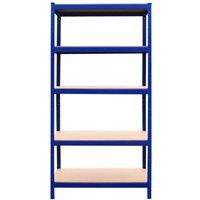 Monster Racking 9 X T-rax Blue Metal Racking Units 90Cm X 45Cm X 180Cm, Black