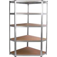 Monster Racking Galwix Corner Racking 90Cm Wide, Silver