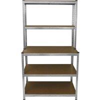 Monster Racking Galwix Workbench Shelving Unit, Silver