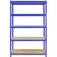 Monster Racking T-rax Strong Storage Shelves Blue 120Cm W 45Cm D, Blue