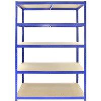 Monster Racking T-rax Strong Storage Shelves Blue 120Cm W 60Cm D Set Of 10, Blue