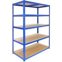Monster Racking T-rax Strong Storage Shelves Blue 120Cm W 60Cm D Set Of 3, Blue