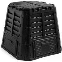 Vonhaus Black 480L Composter, Black