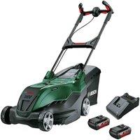 Bosch AdvancedRotak Lawn Mower 36V-40-650 (2x2.0Ah), Green