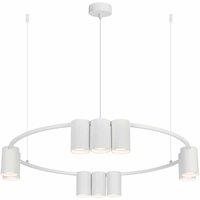 Milagro Pendant Light (Circle) Genesis White 10xGU10, White
