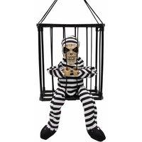 Global Gizmos Skeleton Jail Animated Sensor Decoration, Multi