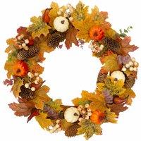 Benross 45Cm Autumn Wreath, Multi