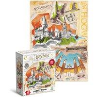 Dodo Harry Potter Wizarding World Medium Hogwarts School And Quidditch Field Hard Jigsaw Puzzle - 450 Pieces, Multi