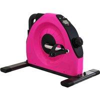 Sportnow Mini Exercise Bik Under Desk Bike For Legs And Arms Workout, Red, Red