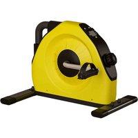 Sportnow Mini Exercise Bik Under Desk Bike For Legs And Arms Workout, Yellow, Yellow