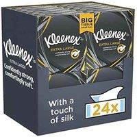 Kleenex Extra Large Compact Facial Tissues - 24 Boxes 44 Tissues Per Box, White
