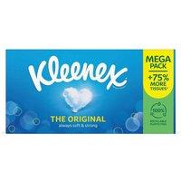 Kleenex Facial Tissues Original Mega Pack Made With Touch Of Cotton 12 Pack, White