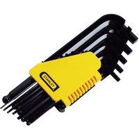 Stanley Ball End Hex Key Set 12Pc Imp 0-69-257, Multi