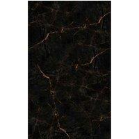 Kinewall Black & Copper Marble Bathroom Wall Panel 1250 x 2500mm, Black