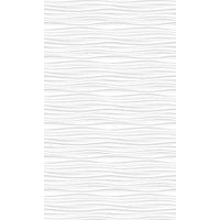 Kinewall White Waves Bathroom Wall Panel 1250 x 2500mm, White