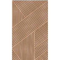Kinewall Graphic Wood Design Bathroom Wall Panel 1250 x 2500mm, Brown