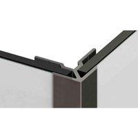 Kinewall Outgoing L Profile In Silver For Mounting An Outgoing/Open Angle, Silver