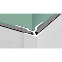 Kinewall Outgoing L Profile In White For Mounting An Outgoing/Open Angle, White