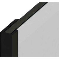 Kinewall U Profile In Black For End Panels (Pair), Black