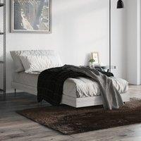 Vidaxl Bed Frame Grey Sonoma 75X190 Cm 2Ft6 Small Single Engineered Wood, Grey