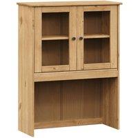 vidaXL Dresser Top Vigo 78x30x100 cm Solid Wood Pine, Brown