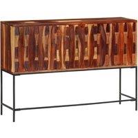 vidaXL Sideboard 110x28x76 cm Solid Wood Acacia, Brown