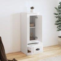 Vidaxl Highboard White 36X35.5X103.5 Cm Engineered Wood, White
