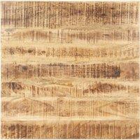 Vidaxl Table Top Solid Mango Wood 25-27 Mm 80X80 Cm, Brown