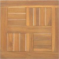 Vidaxl Square Table Top 40X40X2.5 Cm Solid Wood Teak, Brown