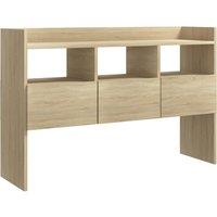 vidaXL Sideboard Sonoma Oak 105x30x70 cm Engineered Wood, Brown