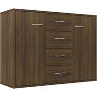 vidaXL Sideboard Brown Oak 88x30x65 cm Engineered Wood, Brown
