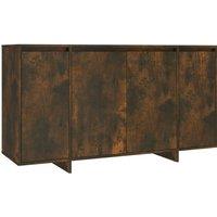 vidaXL Sideboard Smoked Oak 135x41x75 cm Engineered Wood, Brown
