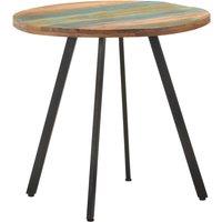 Vidaxl Dining Table 80 Cm Solid Reclaimed Wood