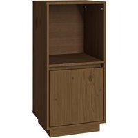 vidaXL Sideboard Honey Brown 38x35x80 cm Solid Wood Pine, Brown