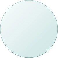 Vidaxl Table Top Tempered Glass Round 900 Mm, Clear