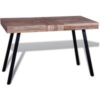 vidaXL Table Reclaimed Teak, Brown